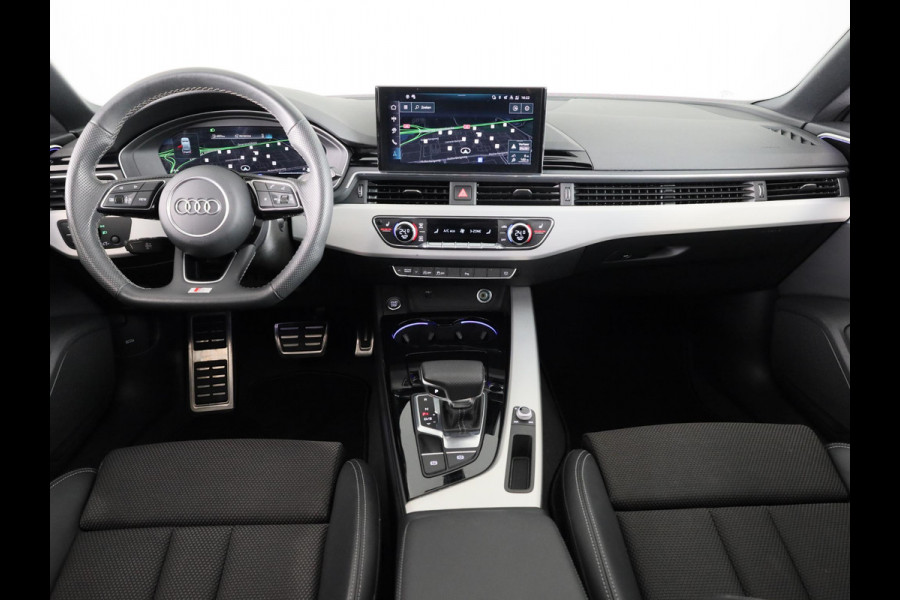 Audi A5 Sportback 35 TFSI S edition Competition 150 pk S-tronic | Private lease vanaf € 822,- pm | Panoramadak | Verlengde garantie | Navigatie | Parkeersensoren | Achteruitrijcamera | Stoelverwarming |