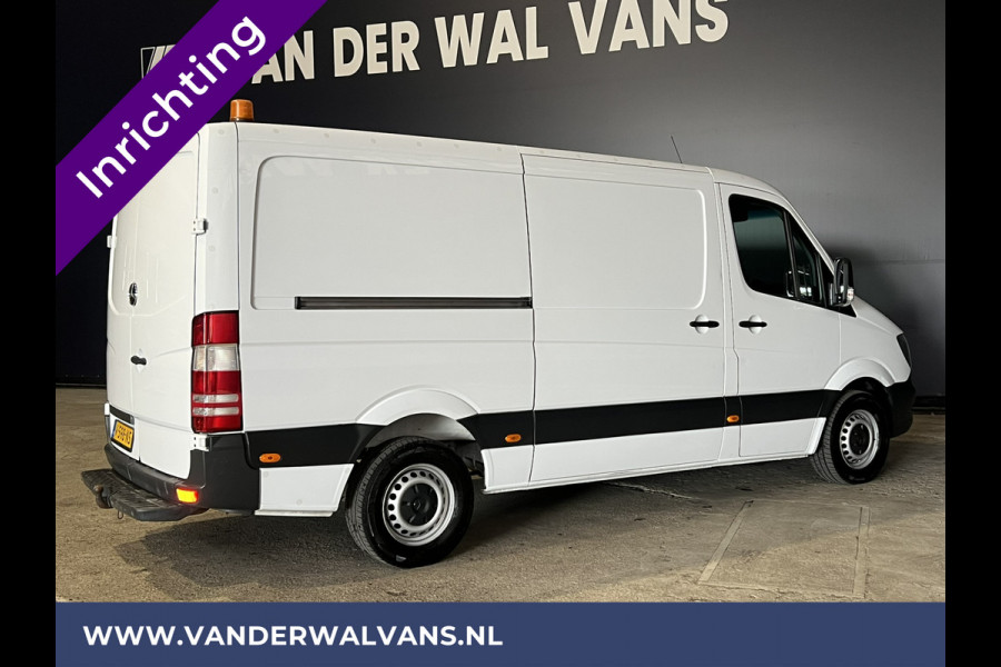 Mercedes-Benz Sprinter 316 CDI 164pk L2H1 inrichting Euro6 Airco | Omvormer | Camera | Navigatie | 2800kg Trekhaak | Cruisecontrol Chauffeursstoel, Parkeersensoren