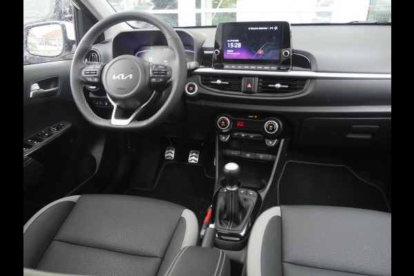 Kia Picanto 1.0 DPI GT-Line | Carplay | Clima | Stoel-stuurverwarming | Navi | Cruise | Schuifk-kanteldak | Keyless |