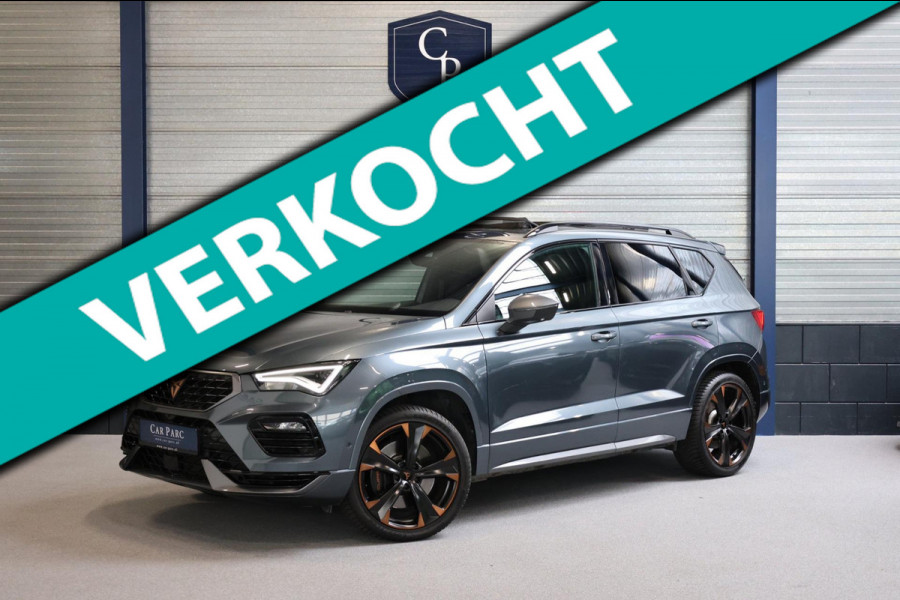 CUPRA Ateca 2.0 TSI 4DRIVE 300+PK LED/VIRTUAL/SFEER/BEATS/KUIP+ALCANTARA+S.VERWARMING/19" LMV/CAM/ACC/ECC/12 MDN GARANTIE!