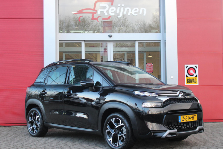 Citroën C3 Aircross 1.2 130PK AUTOMAAT MAX | NAVIGATIE | APPLE CARPLAY/ANDROID AUTO | ACHTERUITRIJ CAMERA | LICHTMETALEN VELGEN 17" | CRUISE CONTROL | KEYLESS ENTRY/START | REGEN/LICHT SENSOR | DAB+ RADIO |