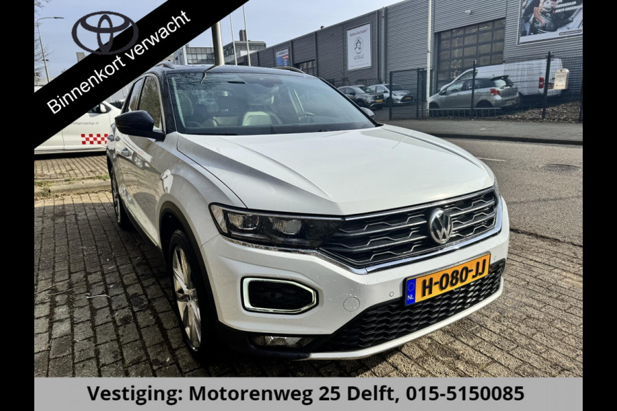 Volkswagen T-Roc 1.5 TSI SPORT AUTOMAAT 150PK 1e EIG. LEDER. PANODAK.DIGITAAL DASHB. GARANTIE TOT 2 JAAR*