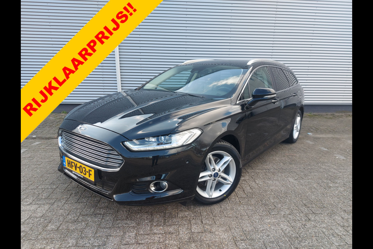 Ford Mondeo Wagon 1.5 Titanium Lease Edition Automaat, airco,cruise,navigatie/camera,parkeersensoren,stoel/stuurverwarming,