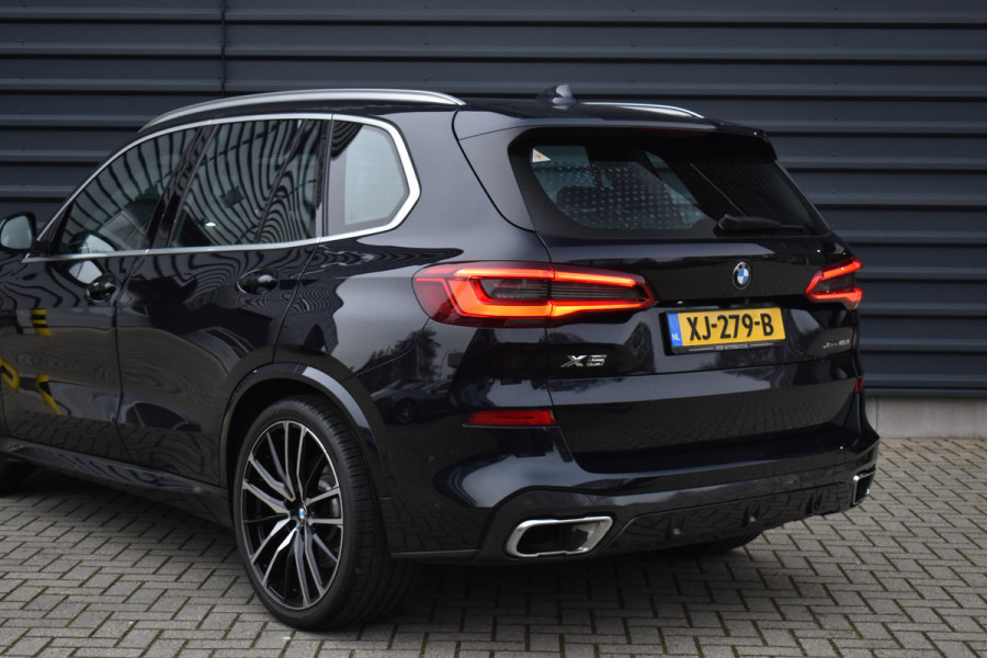 BMW X5 xDrive40i M Sport | Panoramadak | 22'' Velgen | Luchtvering | 4-Wiel Besturing | Harman/Kardon | Camera | Kristallen Pook | Incl. BTW | Orig. NL |