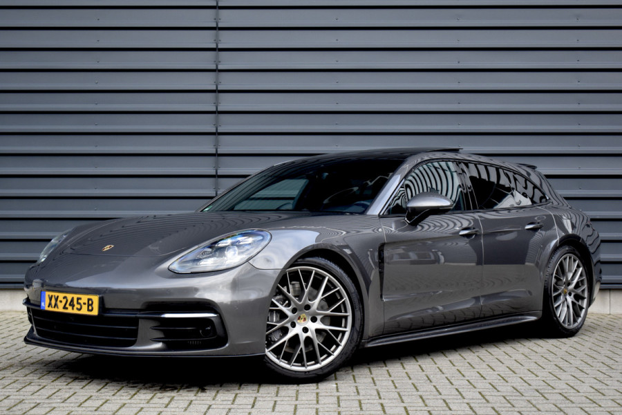 Porsche Panamera Sport Turismo 2.9 4 E-Hybrid 462pk | Panoramadak | ACC | Sportuitlaat | Matrix PDLS+ | Soft-Close | Bose | 21'' Velgen | CarPlay | Orig. NL |