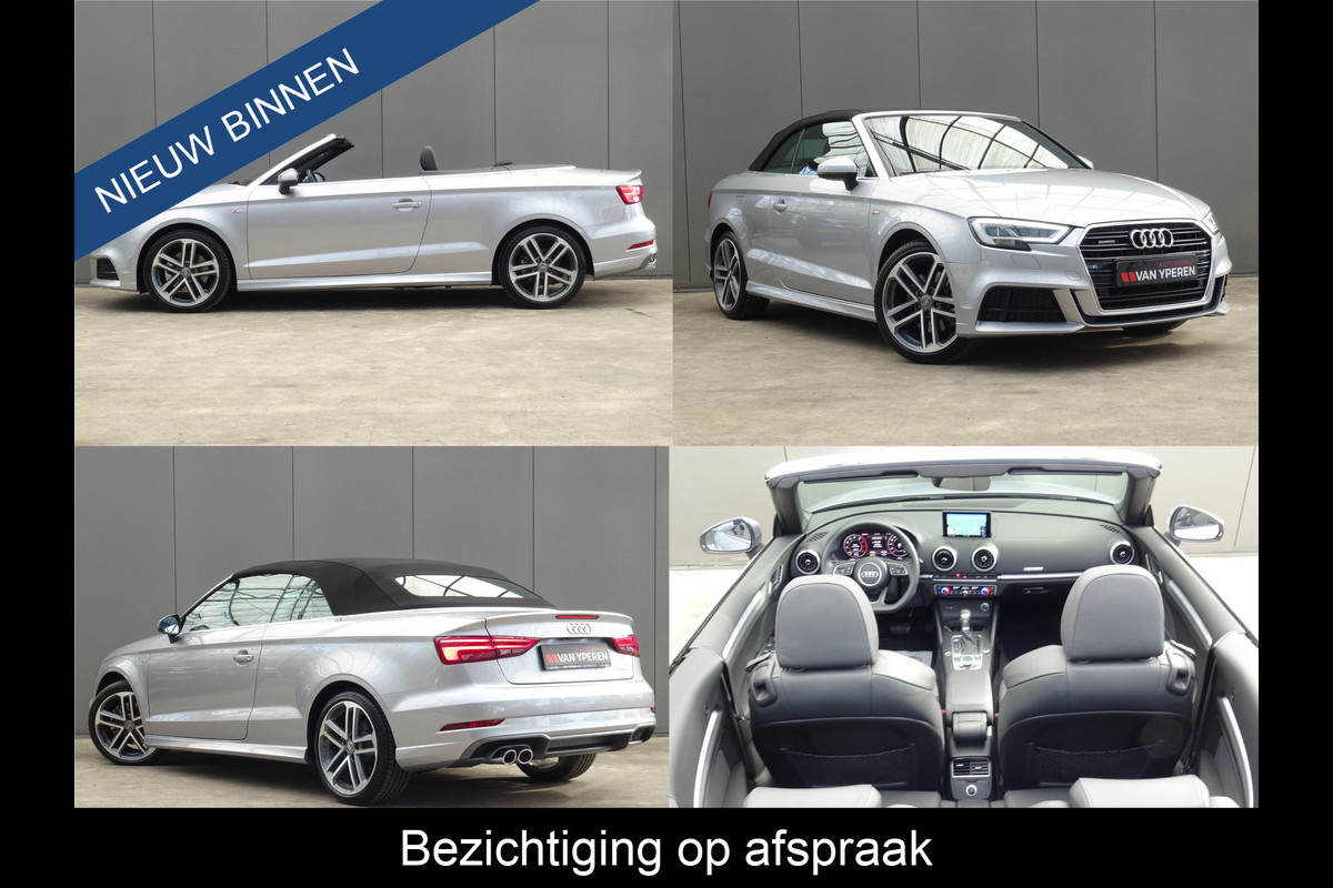 Audi A3 Cabriolet 2.0 TFSI Sport 191 PK Quattro S Line * LEER * LAGE KM !!