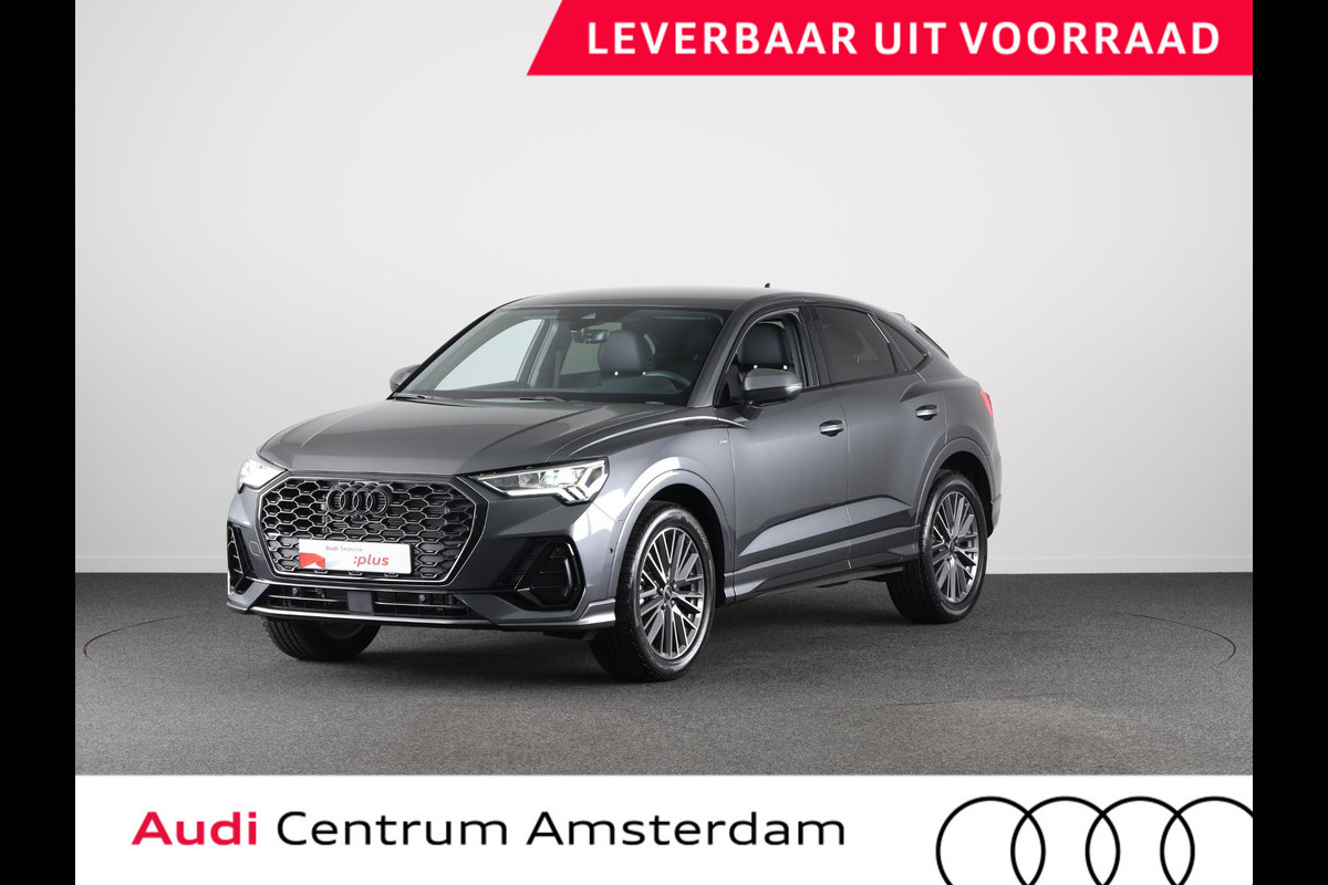 Audi Q3 Sportback 35 TFSI S Edition Competition omgevingscamera's, adapative cruise control, leder interieur