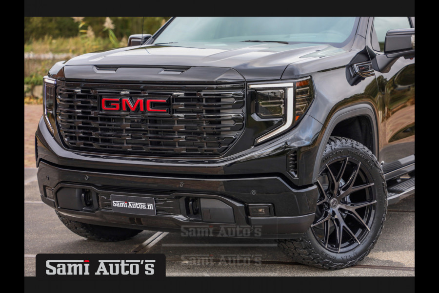 GMC Sierra Denali 6.2 V8 426PK | VIRTUAL COCKPIT | HEAD-UP | LANE ASSIST | 360 CAMERA | BLACK LEDER | DUBBELE CABINE | 5 PERSOONS |  GARANTIE | DC | Pick up VOORRAAD NR 419189