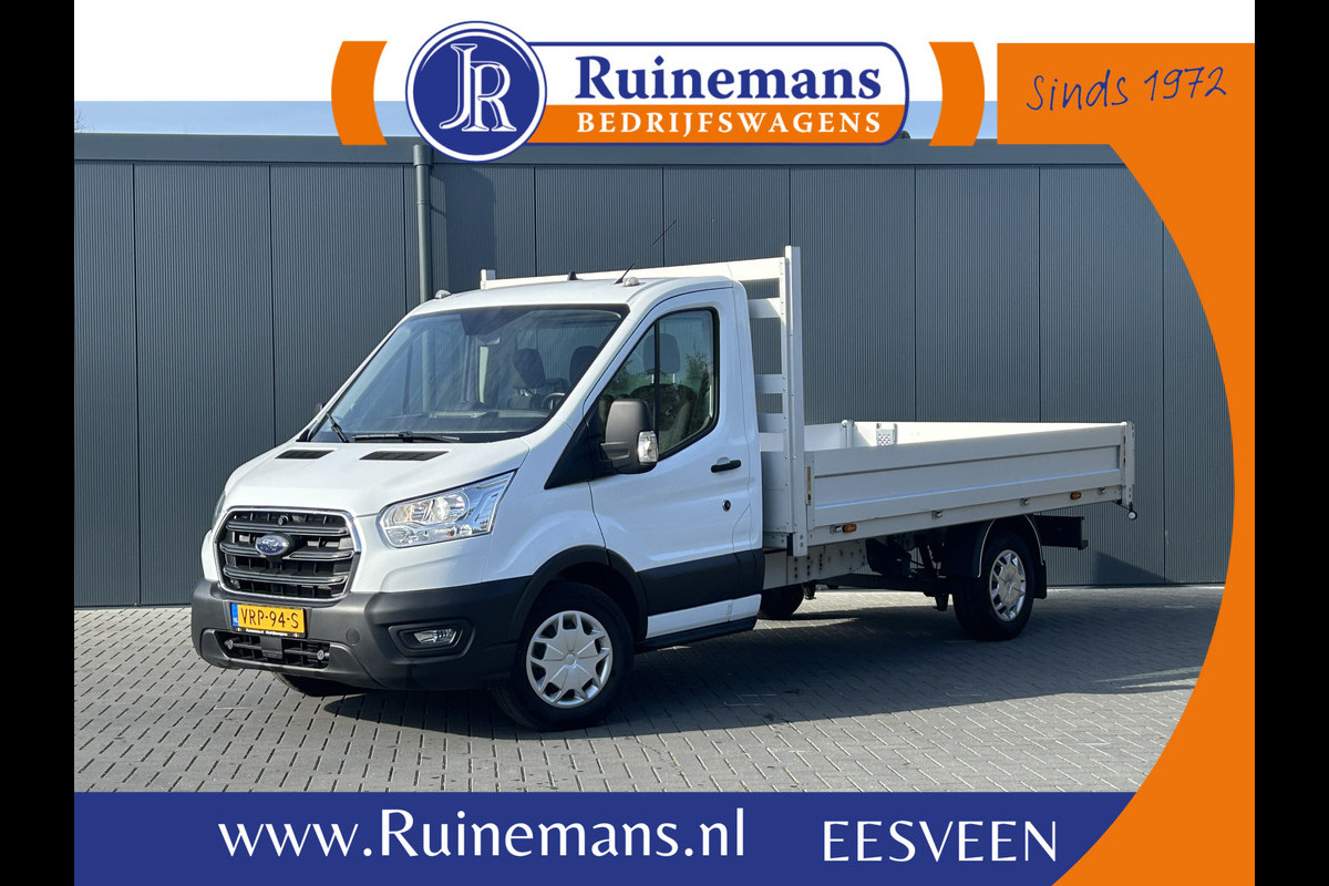 Ford Transit 350 2.0 TDCI 130 PK WB 395 / 4.408 KM !! / LANGE UITVOERING PICK UP / 1e EIG. / AIRCO / CRUISE / 2.800 KG AHG