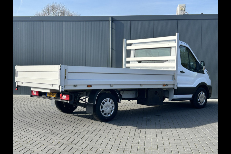 Ford Transit 350 2.0 TDCI 130 PK WB 395 / 4.408 KM !! / LANGE UITVOERING PICK UP / 1e EIG. / AIRCO / CRUISE / 2.800 KG AHG