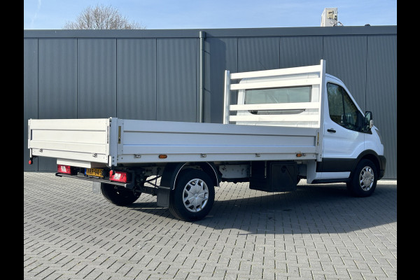 Ford Transit 350 2.0 TDCI 130 PK WB 395 / 4.408 KM !! / LANGE UITVOERING PICK UP / 1e EIG. / AIRCO / CRUISE / 2.800 KG AHG
