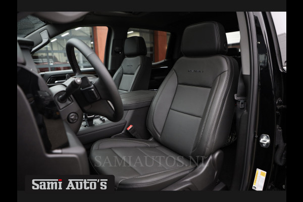 GMC Sierra Denali 6.2 V8 426PK | BLACK LEDER | HUD | ALLE OPTIES | HEAD-UP | LANE ASSIST | 360 CAMERA | VIRTUAL COCKPIT | DUBBELE CABINE | 5 PERSOONS | PICK UP | Voorraad Nr 420334