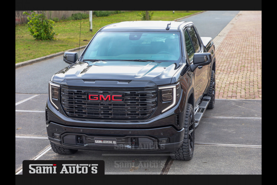 GMC Sierra Denali 6.2 V8 426PK | VIRTUAL COCKPIT | HEAD-UP | LANE ASSIST | 360 CAMERA | BLACK LEDER | DUBBELE CABINE | 5 PERSOONS |  GARANTIE | DC | Pick up VOORRAAD NR 433388