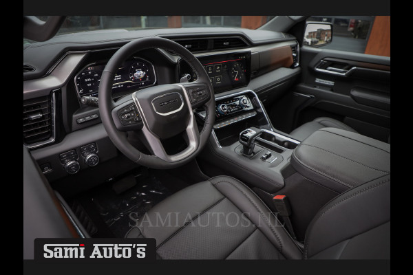 GMC Sierra Denali 6.2 V8 426PK | VIRTUAL COCKPIT | HEAD-UP | LANE ASSIST | 360 CAMERA | BLACK LEDER | DUBBELE CABINE | 5 PERSOONS |  GARANTIE | DC | Pick up VOORRAAD NR 433388