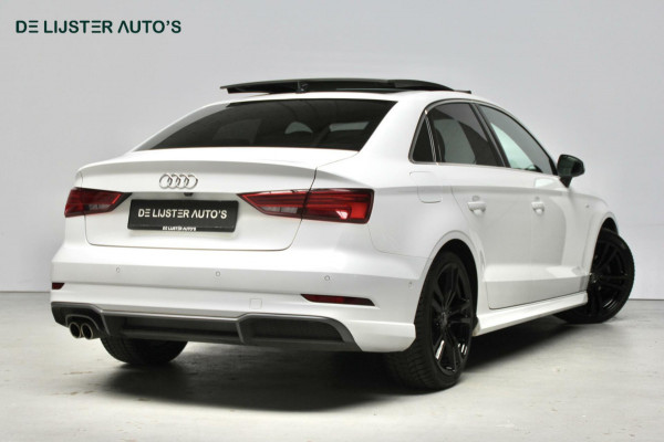 Audi A3 Limousine 35 TFSI 3x S Line Automaat 150 PK |PANO, VIRTUAL, CARPLAY, ACC, STOELVERWARMING + MASSAGE, CAMERA, PDC, LED|