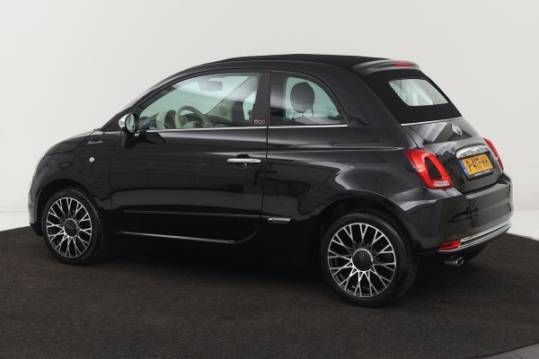 Fiat 500C 1.0 Hybrid Dolcevita | Xenon | Cruise control | Carplay | Half leder | Climate control | PDC | Elektrisch vouwdak | 16'' lichtmetalen velgen