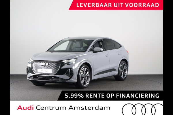 Audi Q4 Sportback e-tron 45 quattro S Edition 82 kWh Comfortpakket, adpative cruise control, achteruitrijcamera, optiek pakket zwart plus