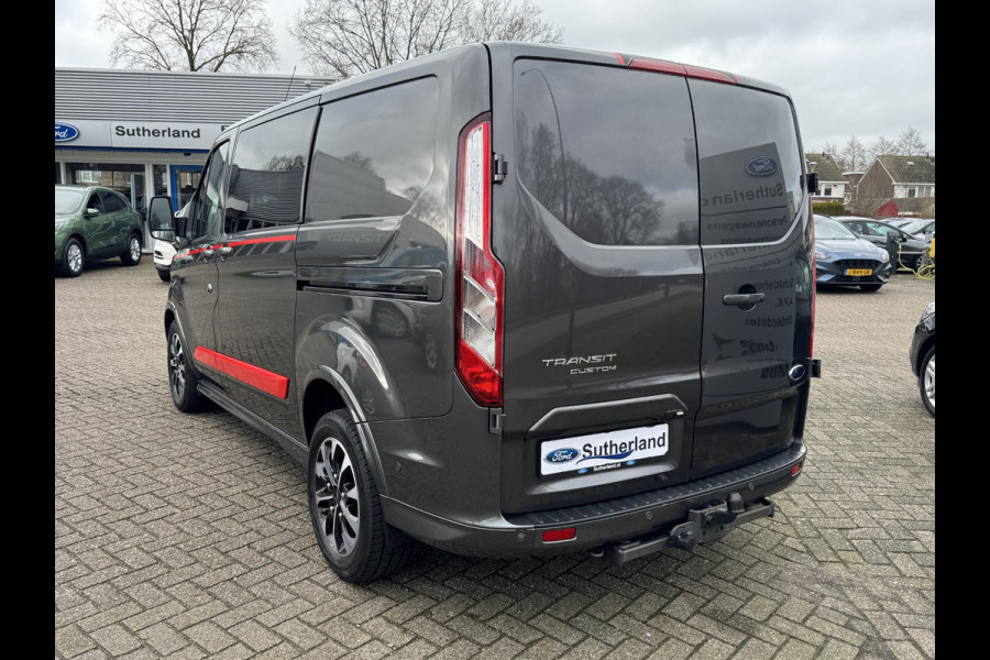 Ford Transit Custom 320 2.0 TDCI L1H1 Sport DC | SCI | 185pk Automaat | Dubbele Cabine | Trekhaak | Stoelverwarming | Bijrijdersstoel | Camera | Dubbele schuifdeur met privacy glass