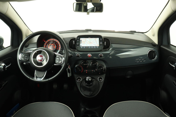 Fiat 500 0.9 TwinAir Turbo Lounge (NL-auto,1e Eig, Zeer Goed OnderH, Panorama, Navi, Airco, Cruise Con, Etc)