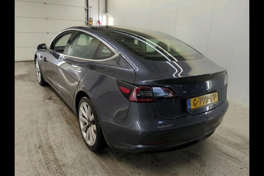 Tesla Model 3 Standard RWD Plus 60 kWh Autopilot Navi Full LED Leder Panoramadak 19" Sport Wheels PDC VA + Camera Slechts 37000 km!