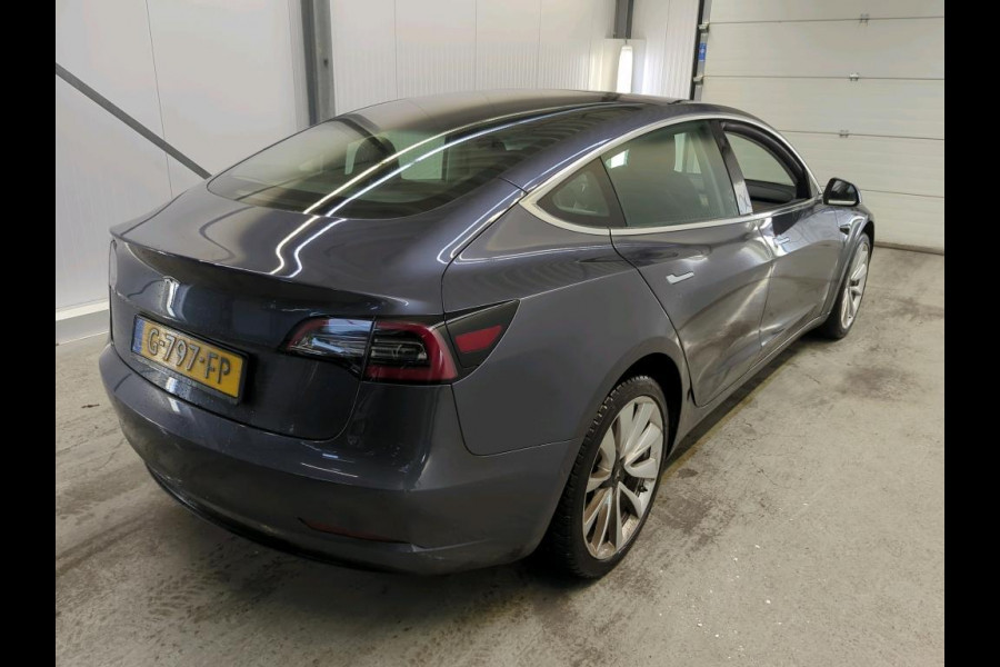 Tesla Model 3 Standard RWD Plus 60 kWh Autopilot Navi Full LED Leder Panoramadak 19" Sport Wheels PDC VA + Camera Slechts 37000 km!