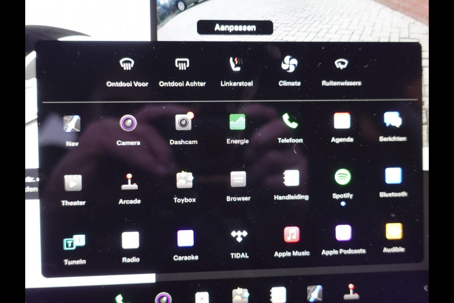 Tesla Model 3 Long Range AWD 75 kWh Trekhaak Autopilot LED Navi Autopilot Panoramadak Airco/ECC Stoelverwarming 19" LM Velgen Leder
