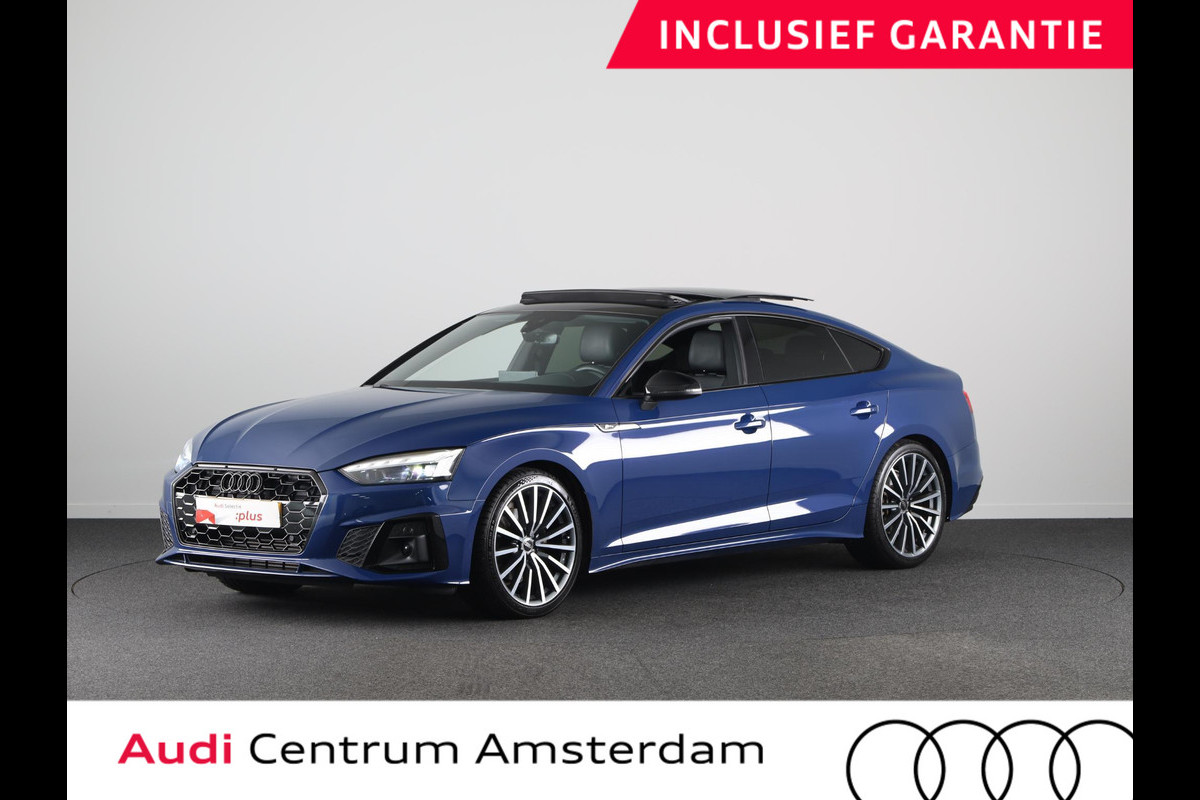 Audi A5 Sportback 35 TFSI S edition Competition 150 pk S-tronic | Private lease vanaf € 822,- pm | Verlengde garantie | Navigatie | Panoramadak | Parkeersensoren | Achteruitrijcamera | Stoelverwarming |