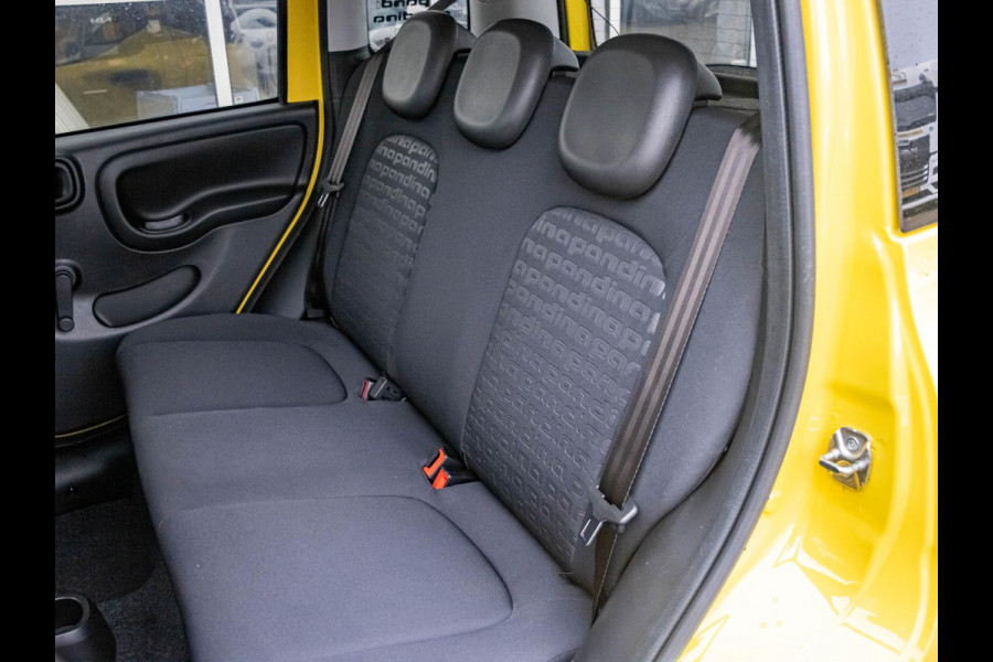 Fiat Panda Hybrid Pandina | Uit voorraad leverbaar | Airco | Cruise | Priv Glass | Dakrails | 15" | PDC | Apple Carply | Bicolore