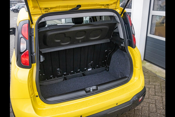 Fiat Panda Hybrid Pandina | Uit voorraad leverbaar | Airco | Cruise | Priv Glass | Dakrails | 15" | PDC | Apple Carply | Bicolore