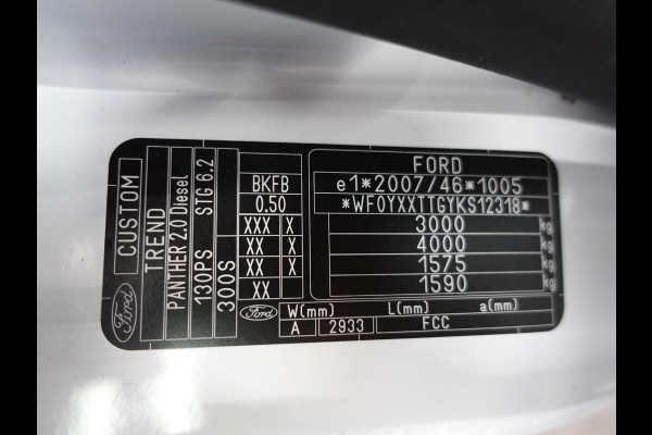 Ford Transit Custom 130pk Automaat L1H1 Trend Raptor Editon 2x Schuifdeur Trekhaak Airco Cruise control Euro6