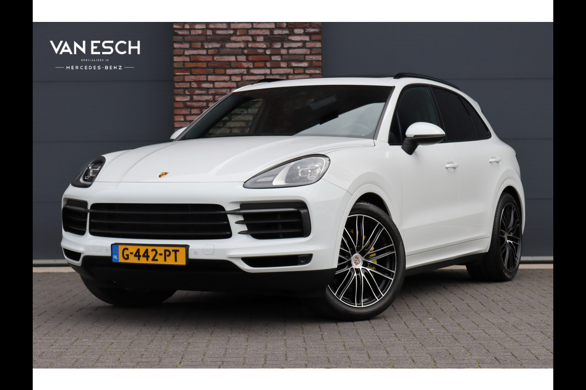 Porsche Cayenne 3.0 V6 Aut8 | Luchtvering | Panoramadak | Camera | Memory | Trekhaak | Porsche Dynamic Light Systeem | Stoelverwarming V+A | Rijassistentiesysteem Rijstrookwissel |