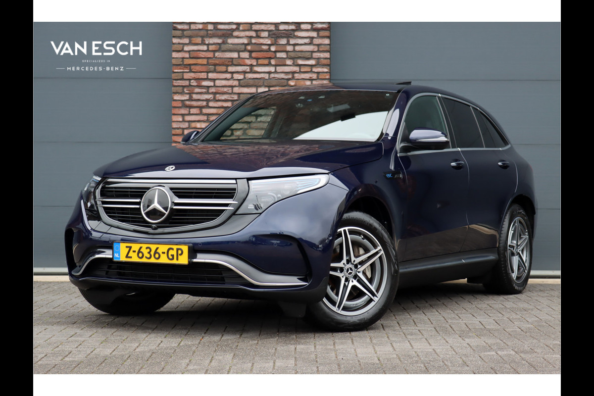 Mercedes-Benz EQC 400 4-MATIC AMG Line 80 kWh | ex BTW €45.000,- | Schuifdak | Distronic+ | Memory | Trekhaak | Surround Camera | Keyless Go | Head-up Display | Voorklimatisering | Rijassistentiepakket | Air-Balance |