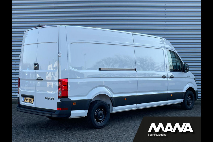 MAN TGE 35 L4H3 3.180 177pk Automaat Camera Sensoren Cruise Camera CarPlay Versterkte-Stoelbekleding ErgoStoel Bijrijdersbank SideLights