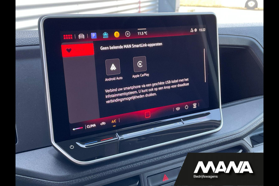 MAN TGE 35 L4H3 3.180 177pk Automaat Camera Sensoren Cruise Camera CarPlay Versterkte-Stoelbekleding ErgoStoel Bijrijdersbank SideLights