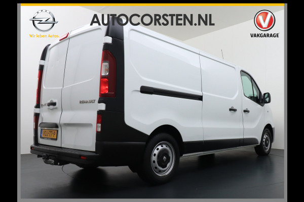 Renault Trafic DCi 122pk L2H1 3-Pers. Lang Trekhaak Navi Airco Pdc Cruise Control Comfort Bluetooth 1.6DCi T29 Nwe Model Schuifdeur Betonplex Wandbetimmering 2.000kg trekvermogen Euro 6