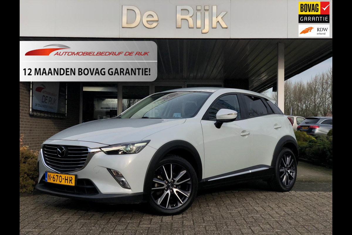 Mazda CX-3 2.0 SkyActiv-G 150 GT-M 4WD | Leder, ACC, Head-Up, Navi, Camera, Stoel+Stuurverw., Trekhaak afn.