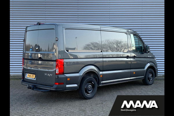 MAN TGE 35 2.0 L3H2 3.180 177pk Automaat Climatronic Navi LED Camera ACC CarPlay Leder-Stuur/Stoel Verwarmde-Voorruit/Stoel Trekhaak Dod