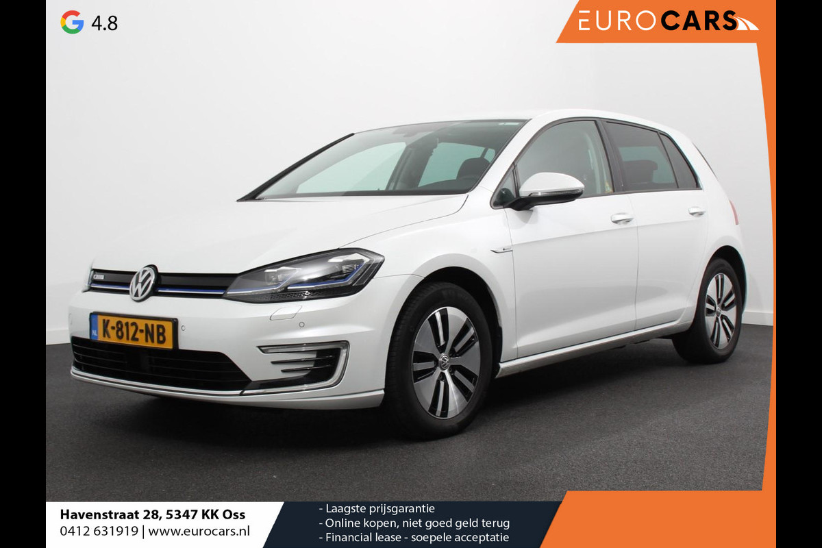 Volkswagen e-Golf e-Golf | Navigatie | Climate Control | Warmtepomp | Parkeersensoren V+A | Privacy Glass |