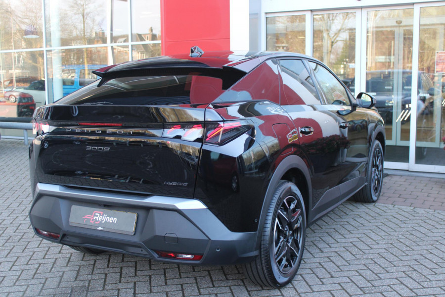 Peugeot 3008 1.2 Hybrid 136PK AUTOMAAT GT | PANORAMISCH SCHUIF/KANTEL DAK | LEDEREN BEKLEDING | STOEL/ACHTERBANK VERWARMING | STOEL KOELING | ELEKTRISCH BEDIENBARE VOORSTOELEN MET GEHEUGENFUNCTIE | ELEKTRISCH BEDIENBARE ACHTERKLEP | 360° CAMERA | MASSAGE STOELEN | 19" LICHTMETALEN VELGEN | ADAPTIVE CRUISE CONTROL | DRAADLOZE APPLE CARPLAY/ANDROID AUTO | DRAADLOZE TELEFOONLADER | KEYLESS ENTRY/START | DODEHOEK DETECTIE | FULL LED KOPLAMPEN | NAVIGATIE |