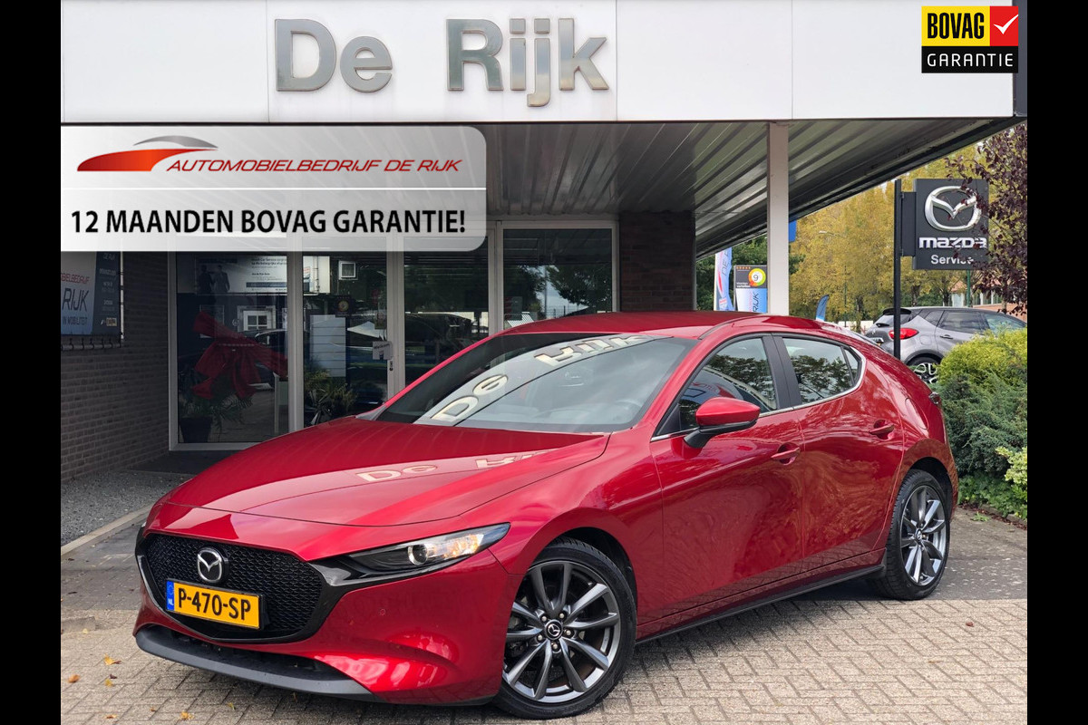 Mazda 3 2.0 SkyActiv-G 122 Comfort | ACC, 18'' LMV, Navi, Camera, Stoel+Stuurverw., Climate | Dealeroh. | 'Soul Crystal Red'