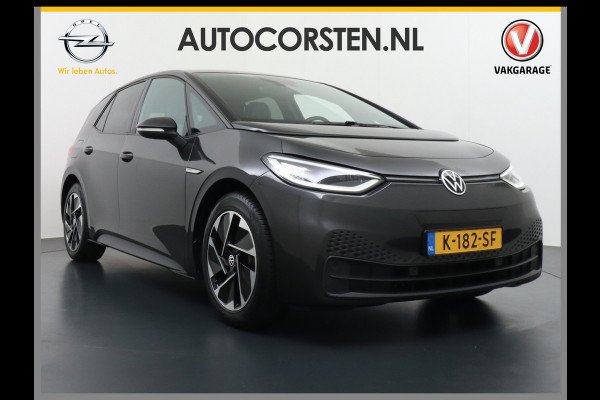 Volkswagen ID.3 Business 58kWh Warmtepomp Adap.Cruise Apple Carplay Android Auto Camera Navi-Discover Matrix led pro Keyless advanced DAB Verwarmbaar Stoel en Stuur Lmv 18" Bluetooth Rijstrooksensor Verkeersbord detectie Fase 3 Laden 310NM Koppel