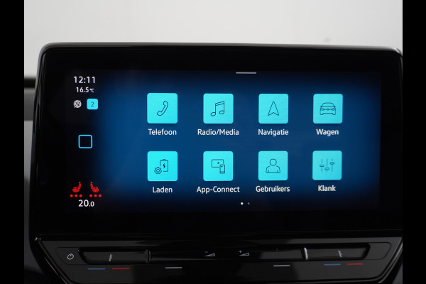 Volkswagen ID.3 Business 58kWh Warmtepomp Adap.Cruise Apple Carplay Android Auto Camera Navi-Discover Matrix led pro Keyless advanced DAB Verwarmbaar Stoel en Stuur Lmv 18" Bluetooth Rijstrooksensor Verkeersbord detectie Fase 3 Laden 310NM Koppel