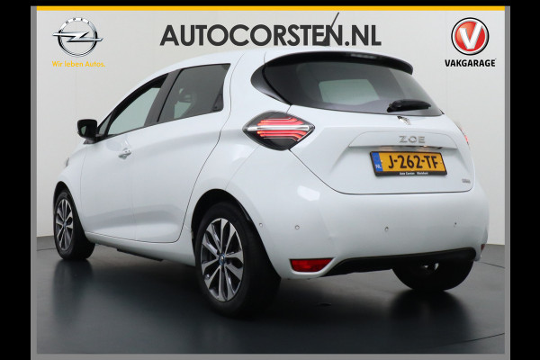 Renault ZOE ZE50 R135 52kWh Intens Eigen-Accu Warmtepomp Apple Carplay Android Auto Bose-Audio DAB+ Pdc Business Facelift Ecc Easy Link 9,3" Keyless Cruise-control Lmv 16" Sensor dodehoek Wifi Led Orgin.NLse auto 35000 nieuw!  3 fase thuisladen tot 22kw/32A 11kw/16A