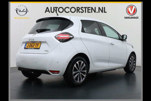 Renault ZOE ZE50 R135 52kWh Intens Eigen-Accu Warmtepomp Apple Carplay Android Auto Bose-Audio DAB+ Pdc Business Facelift Ecc Easy Link 9,3" Keyless Cruise-control Lmv 16" Sensor dodehoek Wifi Led Orgin.NLse auto 35000 nieuw!  3 fase thuisladen tot 22kw/32A 11kw/16A