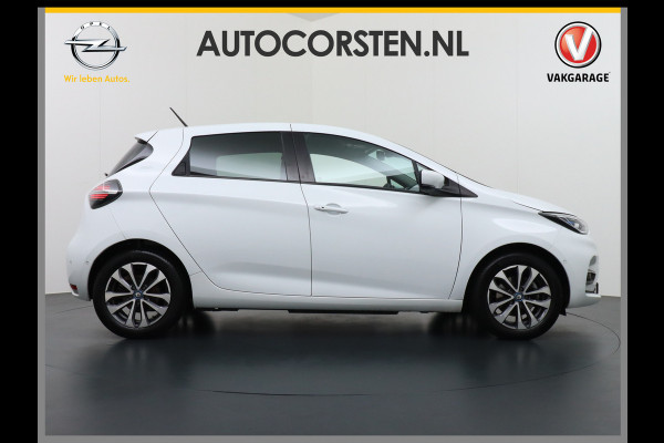 Renault ZOE ZE50 R135 52kWh Intens Eigen-Accu Warmtepomp Apple Carplay Android Auto Bose-Audio DAB+ Pdc Business Facelift Ecc Easy Link 9,3" Keyless Cruise-control Lmv 16" Sensor dodehoek Wifi Led Orgin.NLse auto 35000 nieuw!  3 fase thuisladen tot 22kw/32A 11kw/16A