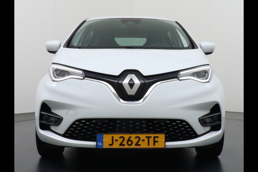 Renault ZOE ZE50 R135 52kWh Intens Eigen-Accu Warmtepomp Apple Carplay Android Auto Bose-Audio DAB+ Pdc Business Facelift Ecc Easy Link 9,3" Keyless Cruise-control Lmv 16" Sensor dodehoek Wifi Led Orgin.NLse auto 35000 nieuw!  3 fase thuisladen tot 22kw/32A 11kw/16A