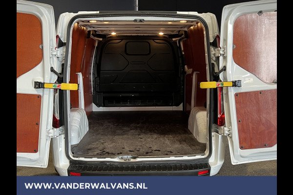 Ford Transit Custom 2.0 TDCI 131pk L2H1 Euro6 Airco | LED | Cruisecontrol | Verwarmde voorruit Bijrijdersbank, 2800kg trekvermogen, parkeersensoren