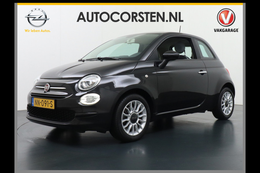 Fiat 500 1.0T TwinAir Airco Cruise Control Lmv 15" ABS ASR ESP BAS Pop Isofix Elektrische ramen CV-Afstand bediend Knie-Airbag Origineel Nederlandse auto