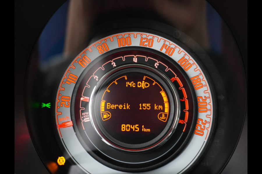 Fiat 500 1.0T TwinAir Airco Cruise Control Lmv 15" ABS ASR ESP BAS Pop Isofix Elektrische ramen CV-Afstand bediend Knie-Airbag Origineel Nederlandse auto