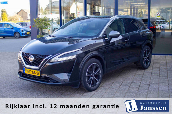 Nissan QASHQAI 1.3 MHEV Business Premium |Prijs rijklaar incl 12 mnd garantie| Panodak Elek Klep 360 Camera Lmv 19" HUD Navi